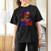 Haitian Revolution 1804 T Shirt For Women Haiti Flag Independence Day Haitian Girl Graphic