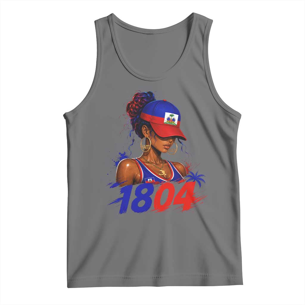 Haitian Revolution 1804 Tank Top Haiti Flag Independence Day Haitian Girl Graphic