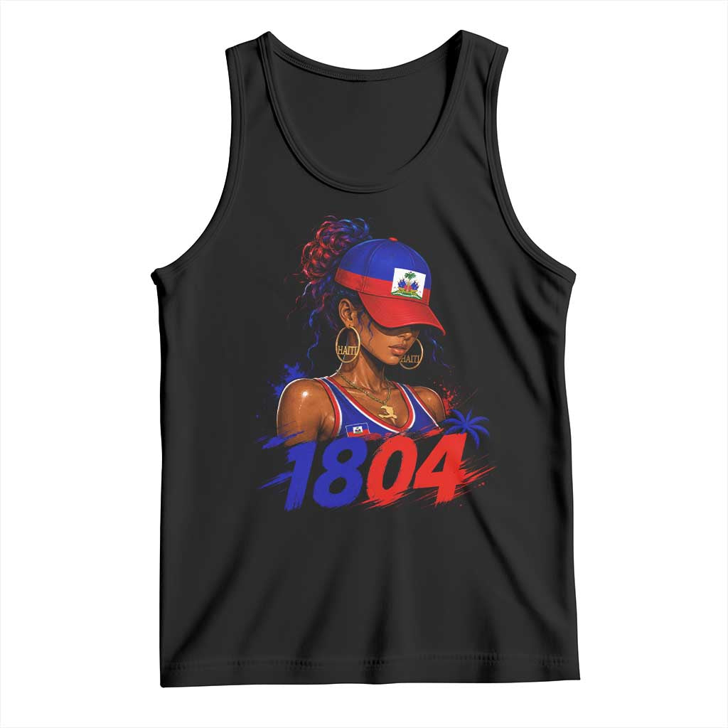 Haitian Revolution 1804 Tank Top Haiti Flag Independence Day Haitian Girl Graphic
