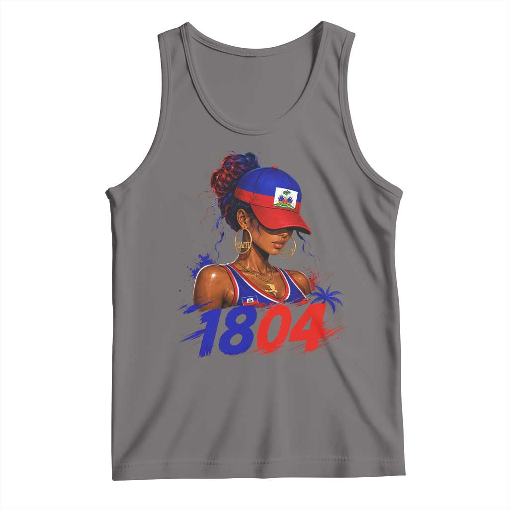Haitian Revolution 1804 Tank Top Haiti Flag Independence Day Haitian Girl Graphic