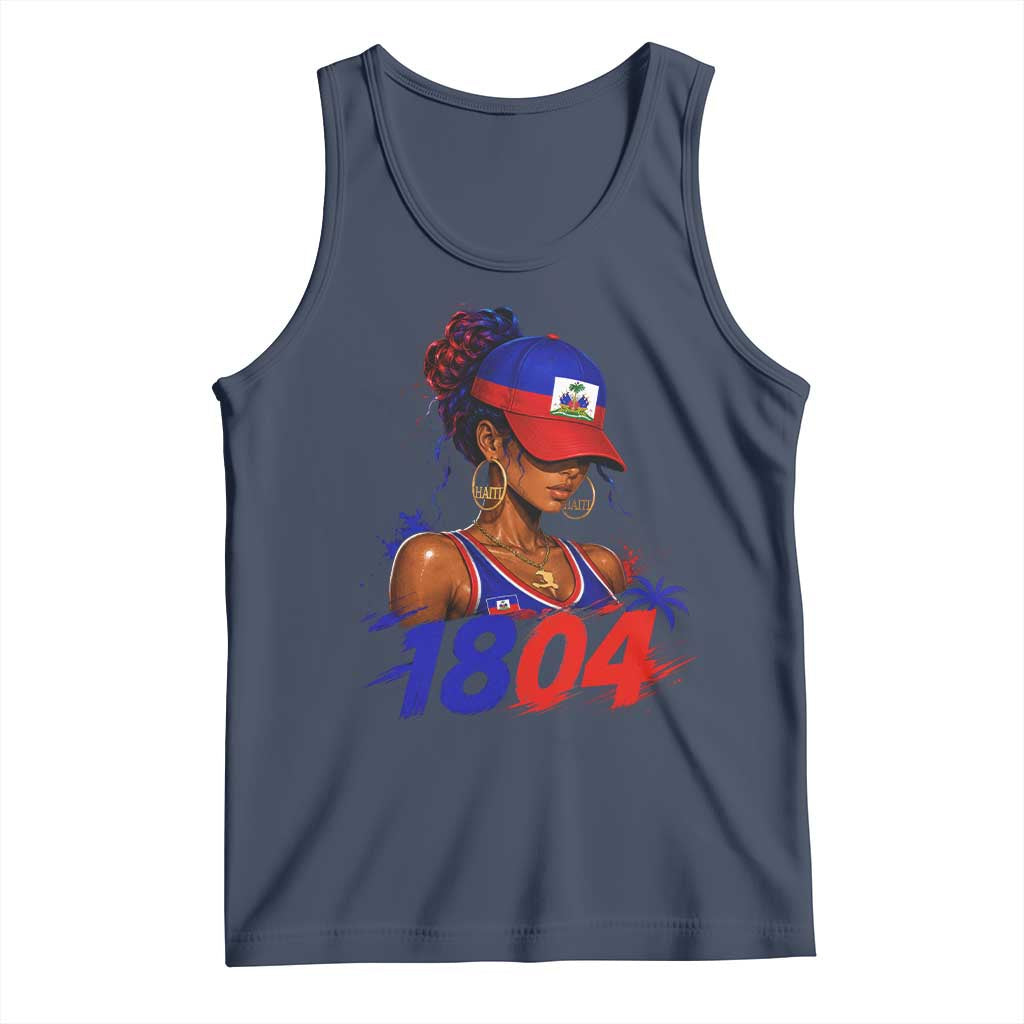 Haitian Revolution 1804 Tank Top Haiti Flag Independence Day Haitian Girl Graphic