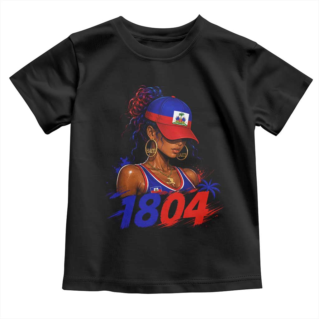 Haitian Revolution 1804 Toddler T Shirt Haiti Flag Independence Day Haitian Girl Graphic