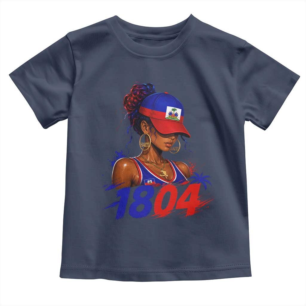 Haitian Revolution 1804 Toddler T Shirt Haiti Flag Independence Day Haitian Girl Graphic