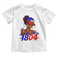 Haitian Revolution 1804 Toddler T Shirt Haiti Flag Independence Day Haitian Girl Graphic