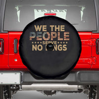 No Kings in USA Spare Tire Cover Vintage Old American Flag We The People - Wonder Print Shop