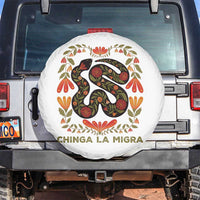 Immigrant Rights Spare Tire Cover Chinga La Migra - Wonder Print Shop