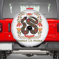 Immigrant Rights Spare Tire Cover Chinga La Migra - Wonder Print Shop