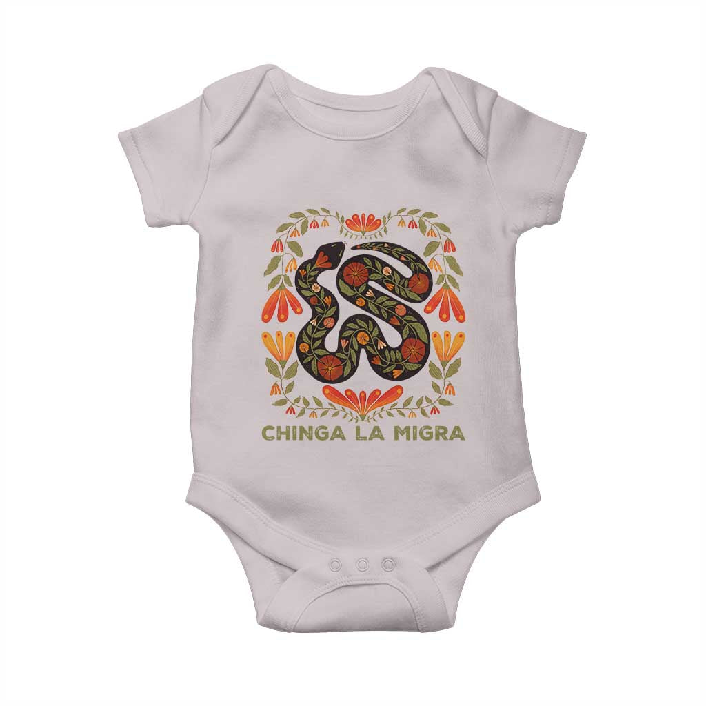 Immigrant Rights Baby Onesie Chinga La Migra - Wonder Print Shop