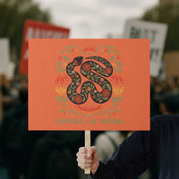 Immigrant Rights Protest Sign Chinga La Migra - Wonder Print Shop