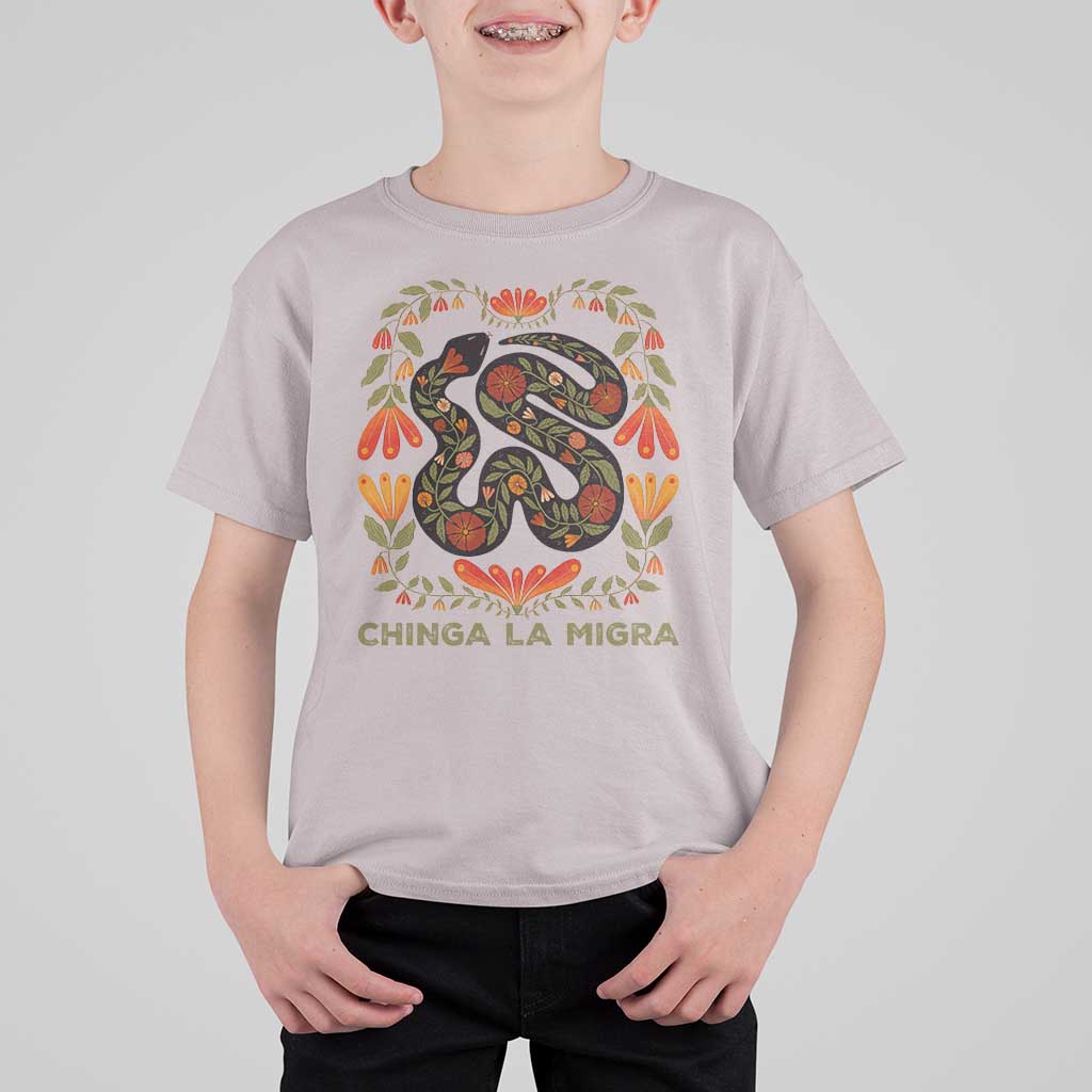 Immigrant Rights T Shirt For Kid Chinga La Migra - Wonder Print Shop