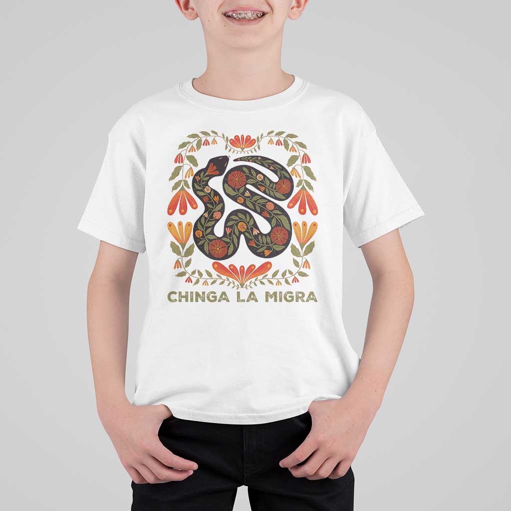 Immigrant Rights T Shirt For Kid Chinga La Migra - Wonder Print Shop