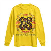 Immigrant Rights Long Sleeve Shirt Chinga La Migra - Wonder Print Shop