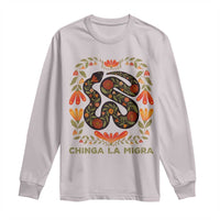 Immigrant Rights Long Sleeve Shirt Chinga La Migra - Wonder Print Shop