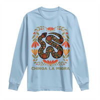 Immigrant Rights Long Sleeve Shirt Chinga La Migra - Wonder Print Shop
