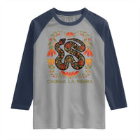 Immigrant Rights Raglan Shirt Chinga La Migra - Wonder Print Shop