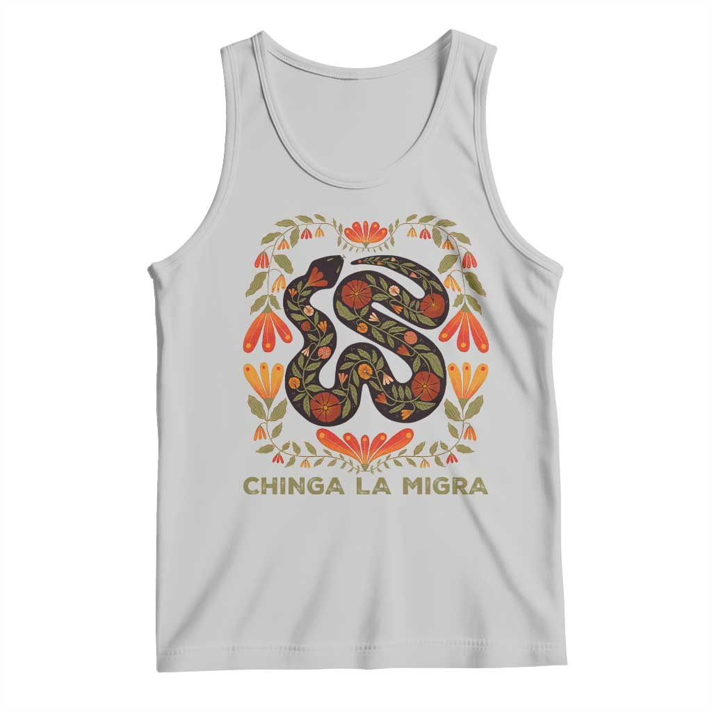 Immigrant Rights Tank Top Chinga La Migra - Wonder Print Shop