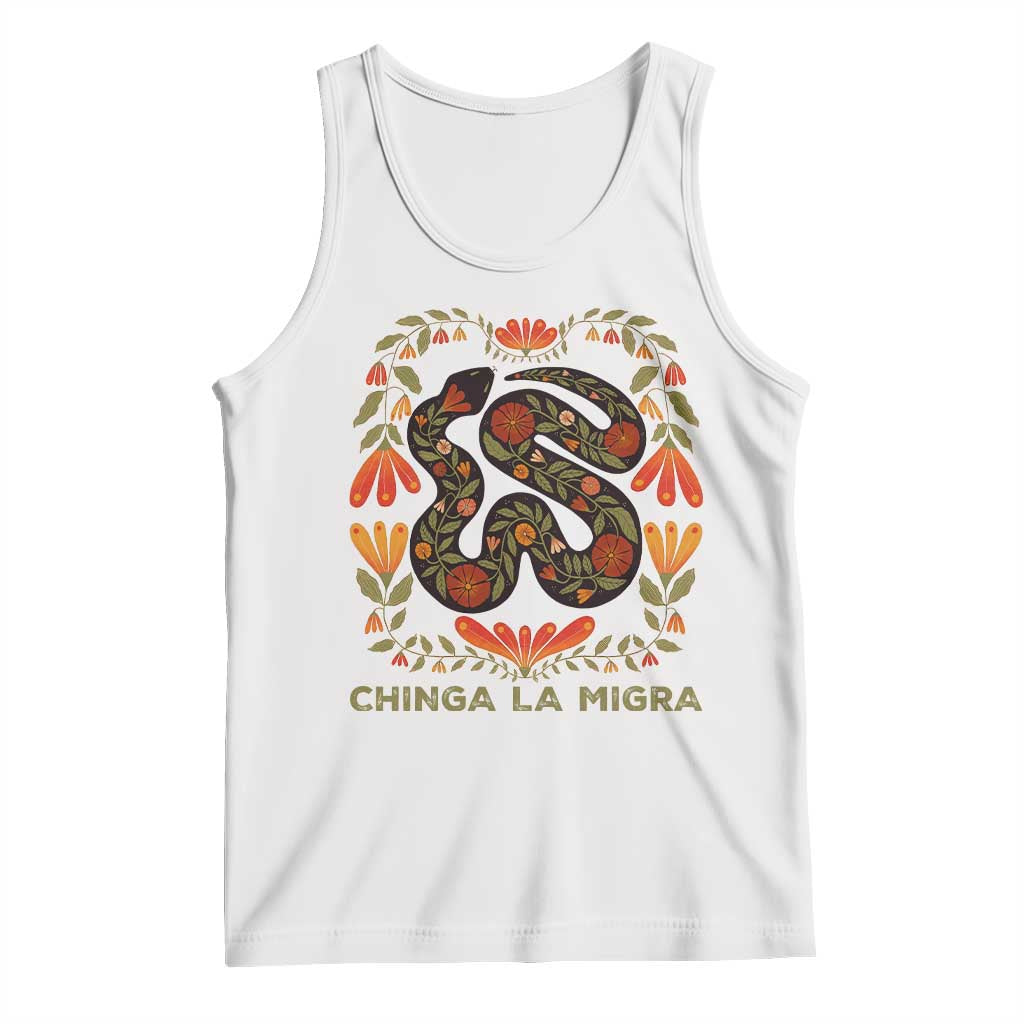 Immigrant Rights Tank Top Chinga La Migra - Wonder Print Shop