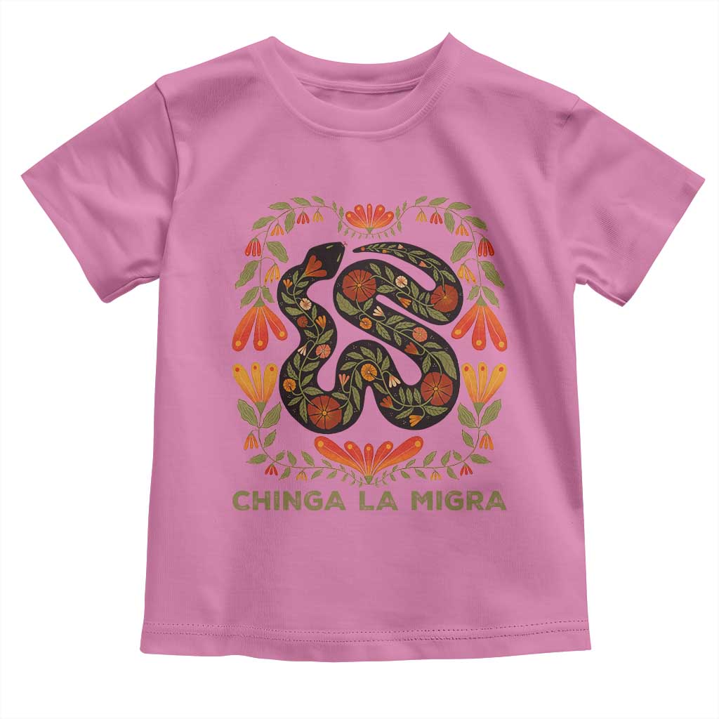 Immigrant Rights Toddler T Shirt Chinga La Migra - Wonder Print Shop