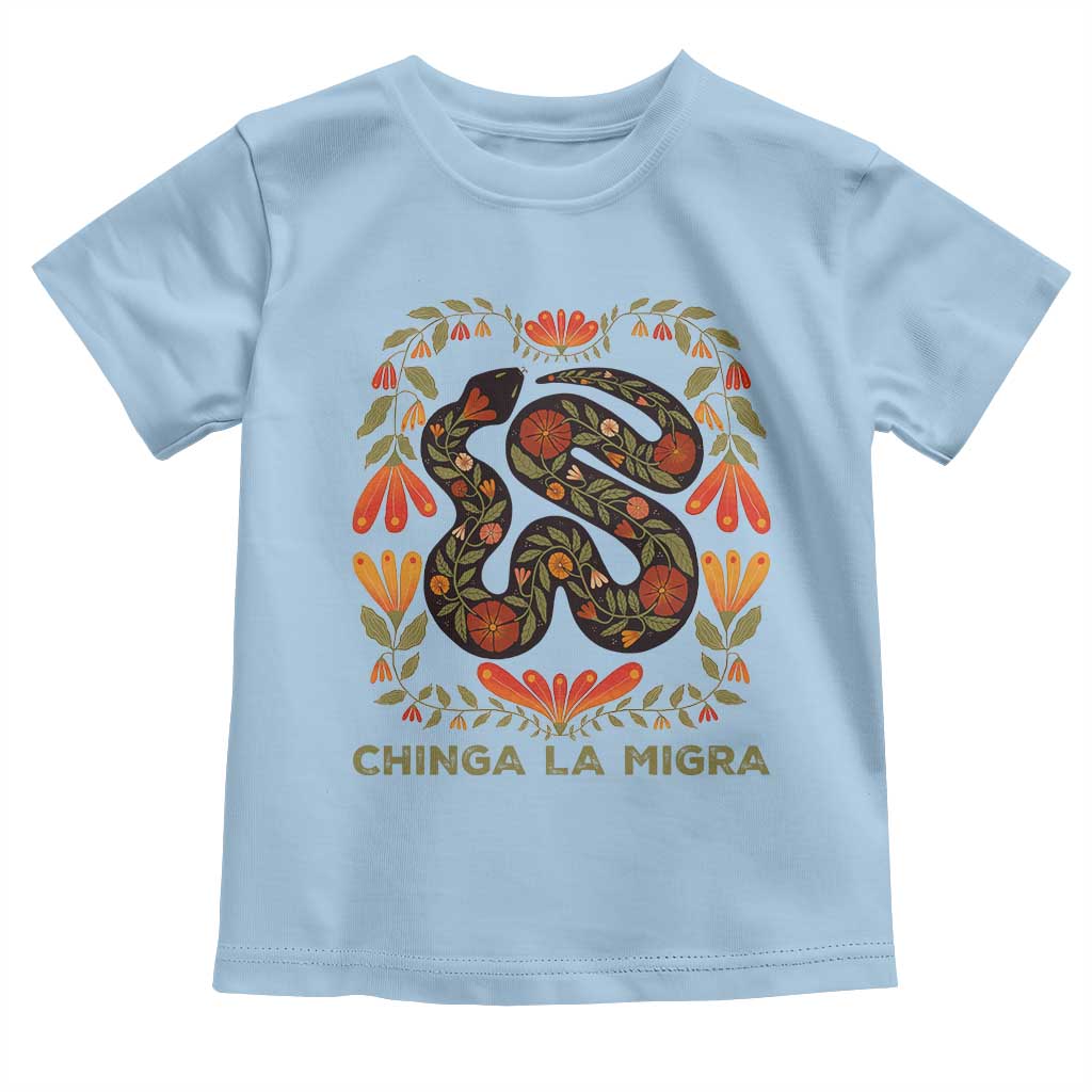 Immigrant Rights Toddler T Shirt Chinga La Migra - Wonder Print Shop