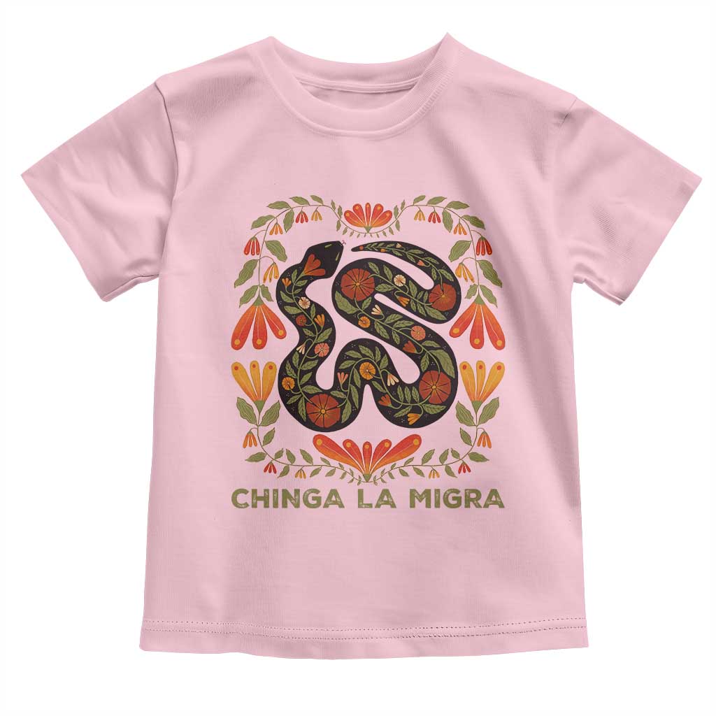 Immigrant Rights Toddler T Shirt Chinga La Migra - Wonder Print Shop