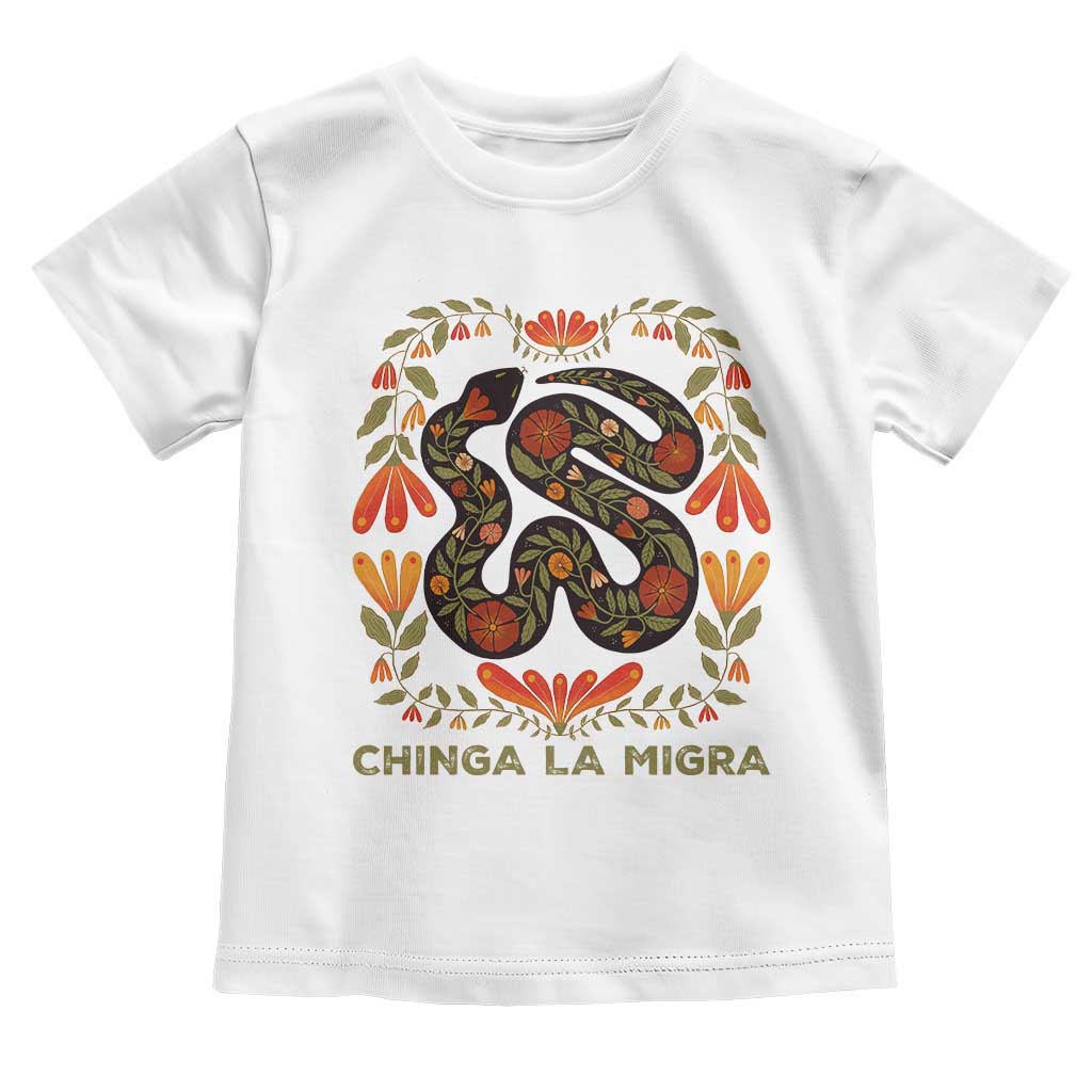 Immigrant Rights Toddler T Shirt Chinga La Migra - Wonder Print Shop
