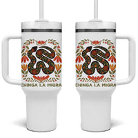 Immigrant Rights Tumbler With Handle Chinga La Migra - Wonder Print Shop