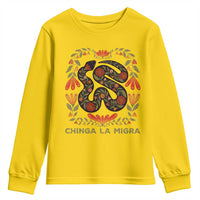 Immigrant Rights Youth Sweatshirt Chinga La Migra - Wonder Print Shop