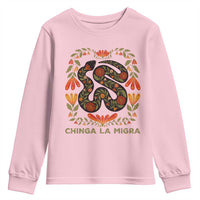 Immigrant Rights Youth Sweatshirt Chinga La Migra - Wonder Print Shop