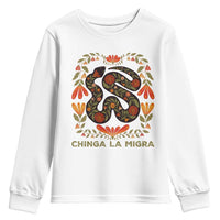 Immigrant Rights Youth Sweatshirt Chinga La Migra - Wonder Print Shop