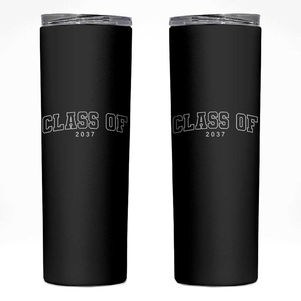 Class Of 2037 Skinny Tumbler First Day of School Grow With Me Graduation Gift - Wonder Print Shop