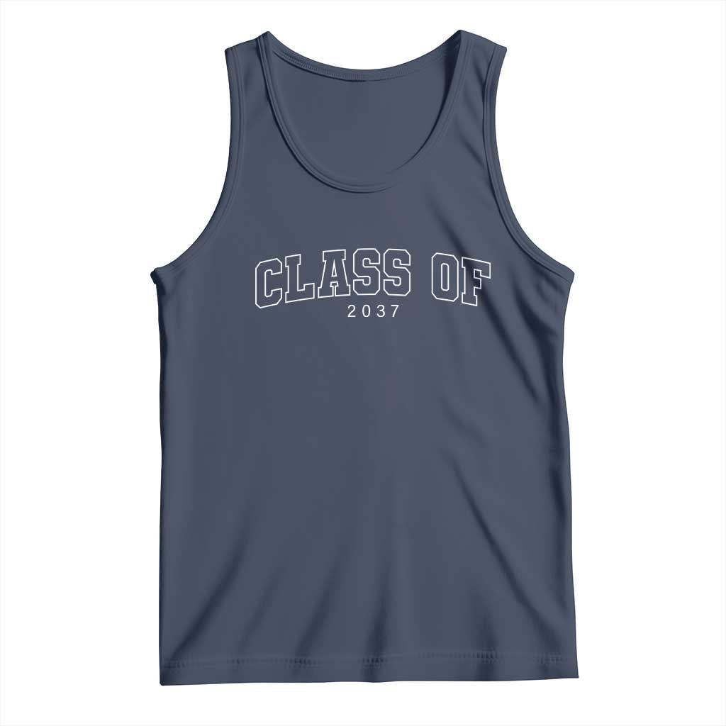 Class Of 2037 Tank Top First Day of School Grow With Me Graduation Gift - Wonder Print Shop