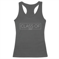 Class Of 2037 Graduation Racerback Tank Top Grow With Me First Day of School Graduation Gift - Wonder Print Shop