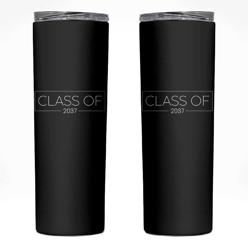 Class Of 2037 Graduation Skinny Tumbler Grow With Me First Day of School Graduation Gift - Wonder Print Shop