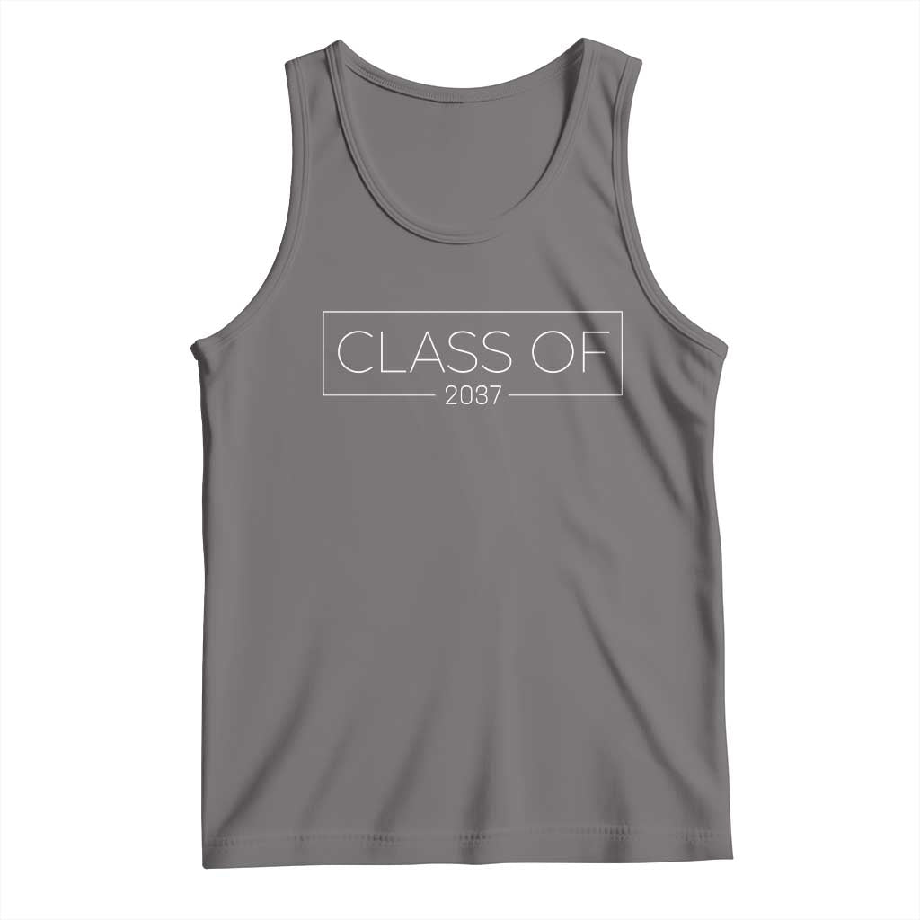 Class Of 2037 Graduation Tank Top Grow With Me First Day of School Graduation Gift - Wonder Print Shop