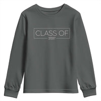 Class Of 2037 Graduation Youth Sweatshirt Grow With Me First Day of School Graduation Gift - Wonder Print Shop