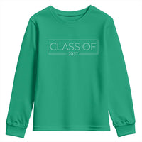 Class Of 2037 Graduation Youth Sweatshirt Grow With Me First Day of School Graduation Gift - Wonder Print Shop