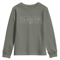 Class Of 2037 Graduation Youth Sweatshirt Grow With Me First Day of School Graduation Gift - Wonder Print Shop