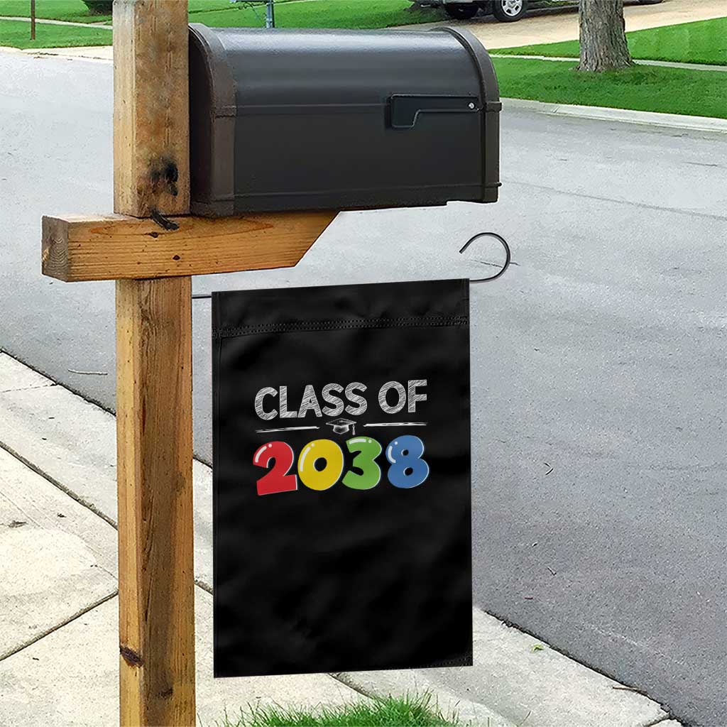 Class of 2038 Garden Flag Grow With Me Kindergarten - Wonder Print Shop