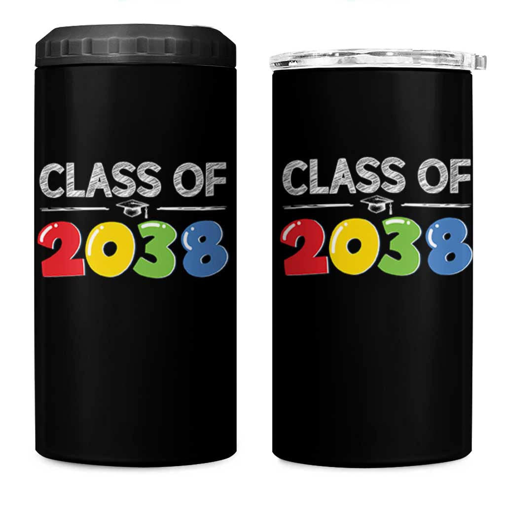 Class of 2038 4 in 1 Can Cooler Tumbler Grow With Me Kindergarten - Wonder Print Shop
