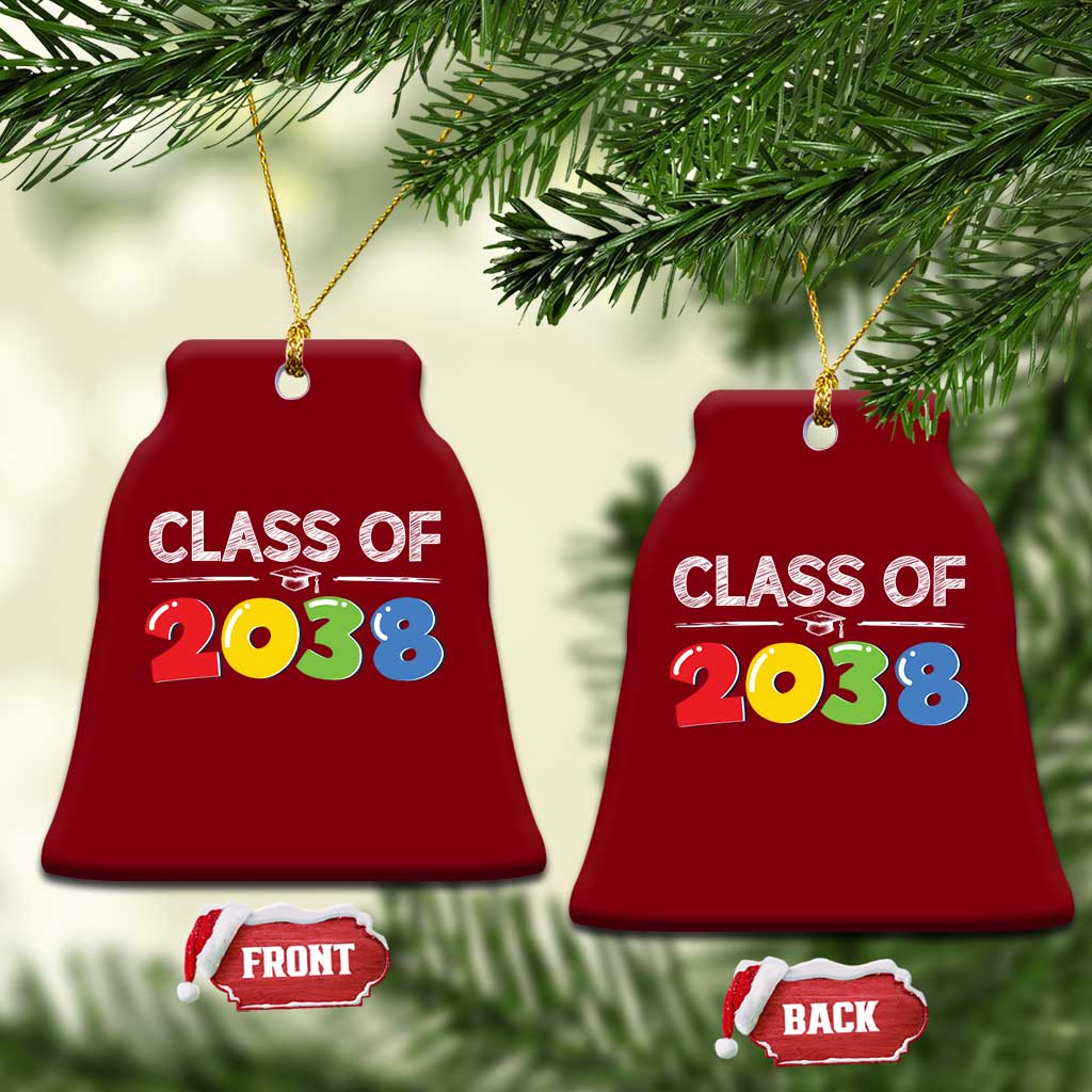 Class of 2038 Ceramic Ornament Grow With Me Kindergarten - Wonder Print Shop