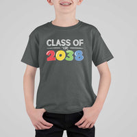 Class of 2038 T Shirt For Kid Grow With Me Kindergarten - Wonder Print Shop