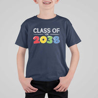 Class of 2038 T Shirt For Kid Grow With Me Kindergarten - Wonder Print Shop