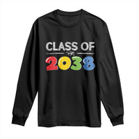 Class of 2038 Long Sleeve Shirt Grow With Me Kindergarten - Wonder Print Shop