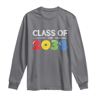 Class of 2038 Long Sleeve Shirt Grow With Me Kindergarten - Wonder Print Shop