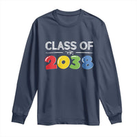 Class of 2038 Long Sleeve Shirt Grow With Me Kindergarten - Wonder Print Shop