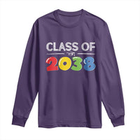 Class of 2038 Long Sleeve Shirt Grow With Me Kindergarten - Wonder Print Shop