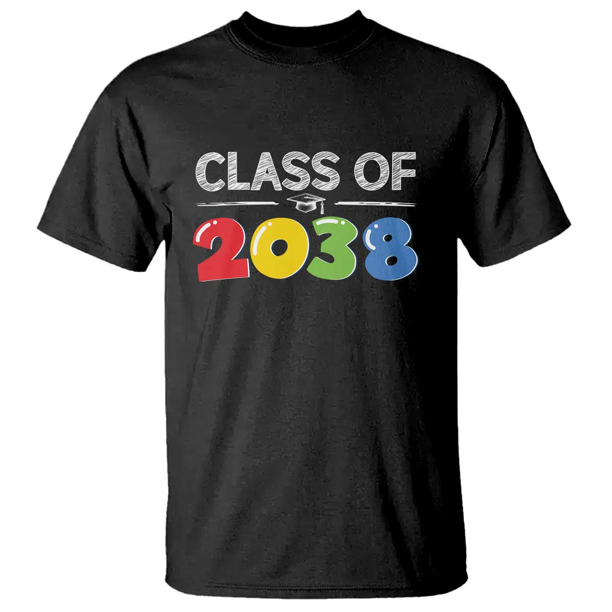 Class of 2038 T Shirt Grow With Me Kindergarten - Wonder Print Shop