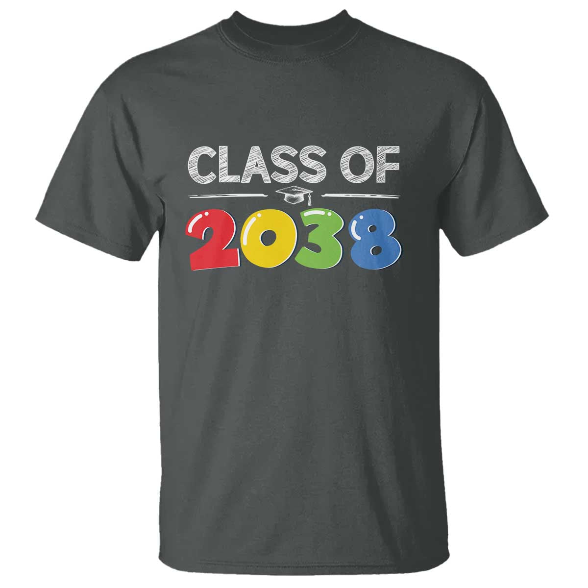 Class of 2038 T Shirt Grow With Me Kindergarten - Wonder Print Shop