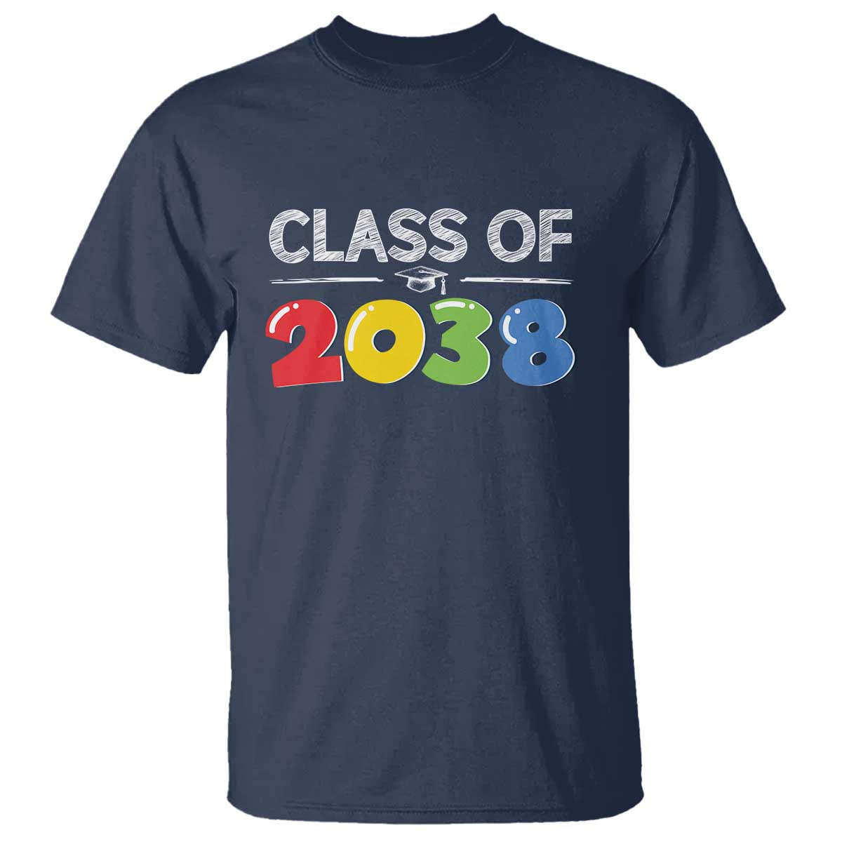 Class of 2038 T Shirt Grow With Me Kindergarten - Wonder Print Shop