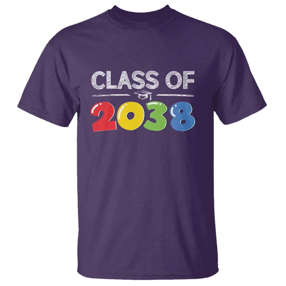 Class of 2038 T Shirt Grow With Me Kindergarten - Wonder Print Shop
